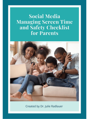 Social Media Managing Screen Time and Safety Checklist for Parents